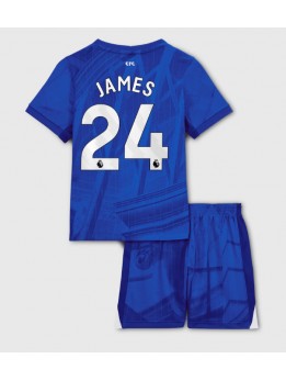 Chelsea Reece James #24 Dječji Domaci Dres kompleti 2025-26 Kratak Rukavima (+ kratke hlače)